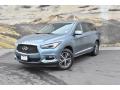 Front 3/4 View of 2019 Infiniti QX60 Pure AWD #5