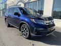Front 3/4 View of 2020 Honda Pilot Touring AWD #2
