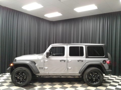 Billet Silver Metallic Jeep Wrangler Unlimited Altitude 4x4.  Click to enlarge.