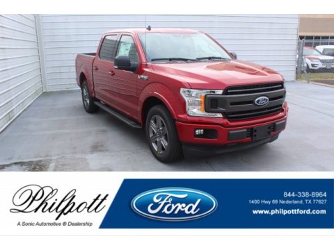 Rapid Red Ford F150 XLT SuperCrew.  Click to enlarge.