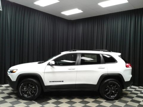 Bright White Jeep Cherokee Upland 4x4.  Click to enlarge.