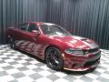 Front 3/4 View of 2019 Dodge Charger Scat Pack Stars & Stripes Edition #4