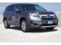 Front 3/4 View of 2020 Honda Pilot EX #1