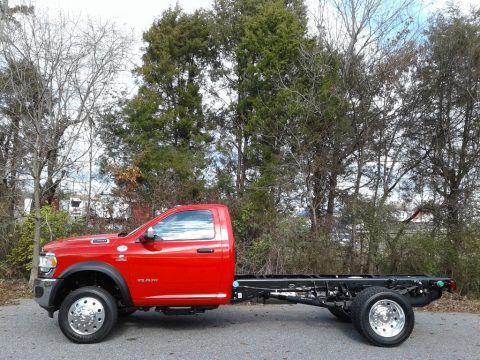 Flame Red Ram 5500 Tradesman Regular Cab 4x4 Chassis.  Click to enlarge.