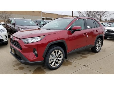 Ruby Flare Pearl Toyota RAV4 XLE Premium AWD.  Click to enlarge.