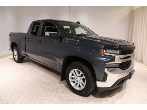 Shadow Gray Metallic Chevrolet Silverado 1500 LT Double Cab.  Click to enlarge.