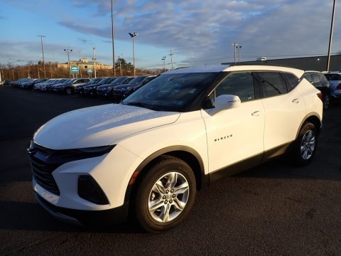 Summit White Chevrolet Blazer LT AWD.  Click to enlarge.