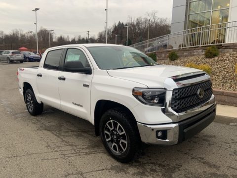 Super White Toyota Tundra TRD Off Road CrewMax 4x4.  Click to enlarge.