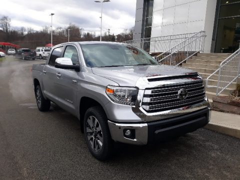 Silver Sky Metallic Toyota Tundra Limited CrewMax 4x4.  Click to enlarge.