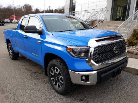 Voodoo Blue Toyota Tundra TRD Off Road Double Cab 4x4.  Click to enlarge.