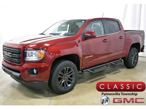 Red Quartz Tintcoat GMC Canyon SLE Crew Cab 4WD.  Click to enlarge.