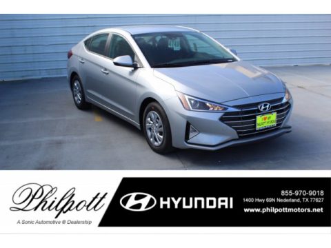 Stellar Silver Hyundai Elantra SE.  Click to enlarge.