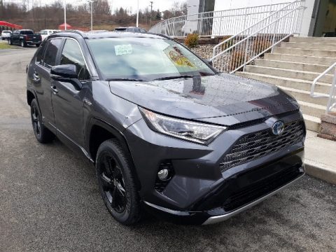 Magnetic Gray Metallic Toyota RAV4 XSE AWD Hybrid.  Click to enlarge.
