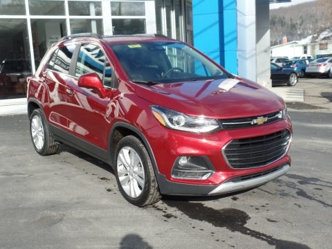 Cajun Red Tintcoat Chevrolet Trax Premier AWD.  Click to enlarge.