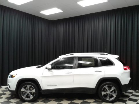 Bright White Jeep Cherokee Limited.  Click to enlarge.