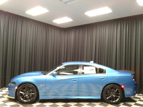 B5 Blue Pearl Dodge Charger R/T Scat Pack.  Click to enlarge.