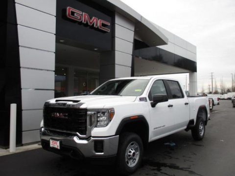 Summit White GMC Sierra 2500HD Crew Cab 4WD.  Click to enlarge.