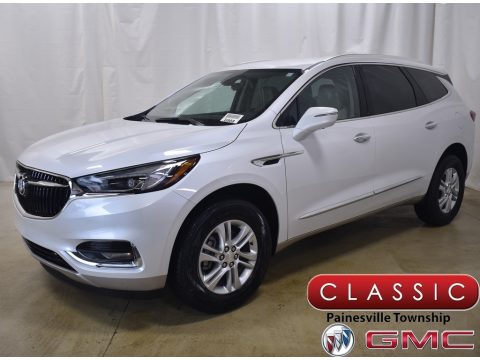 White Frost Tricoat Buick Enclave Essence.  Click to enlarge.