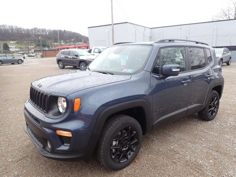 Slate Blue Pearl Jeep Renegade Latitude 4x4.  Click to enlarge.