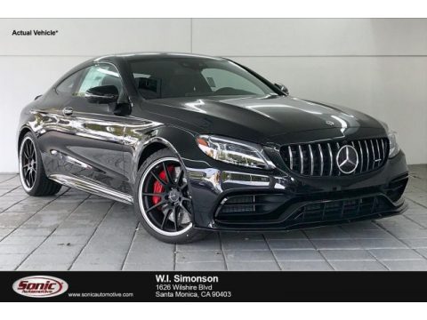 Obsidian Black Metallic Mercedes-Benz C AMG 63 S Coupe.  Click to enlarge.