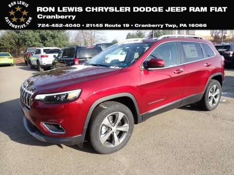 Velvet Red Pearl Jeep Cherokee Limited 4x4.  Click to enlarge.