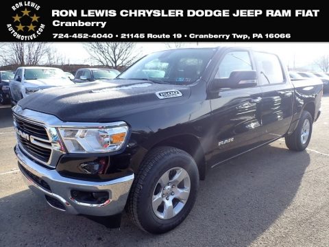 Diamond Black Crystal Pearl Ram 1500 Big Horn Crew Cab 4x4.  Click to enlarge.