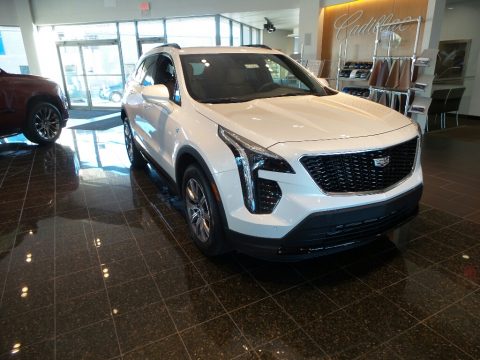 Crystal White Tricoat Cadillac XT4 Sport AWD.  Click to enlarge.