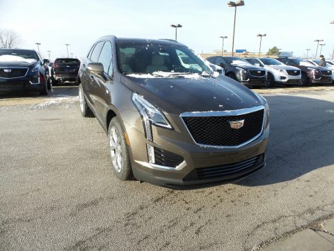 Dark Mocha Metallic Cadillac XT5 Sport AWD.  Click to enlarge.
