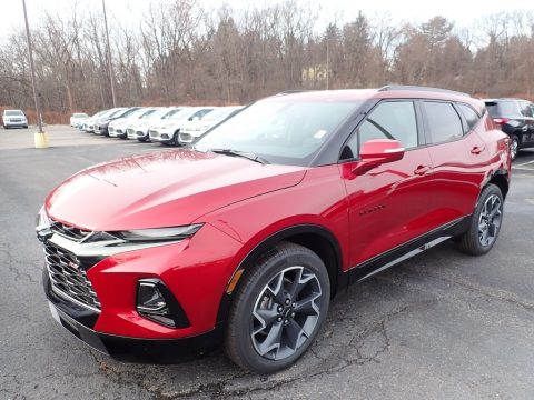Cajun Red Tintcoat Chevrolet Blazer RS AWD.  Click to enlarge.