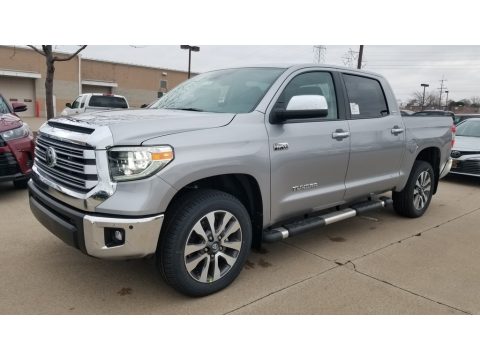 Silver Sky Metallic Toyota Tundra Limited CrewMax 4x4.  Click to enlarge.