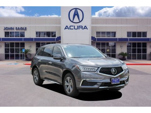 Modern Steel Metallic Acura MDX FWD.  Click to enlarge.