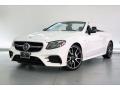 Front 3/4 View of 2020 Mercedes-Benz E 53 AMG 4Matic Cabriolet #12