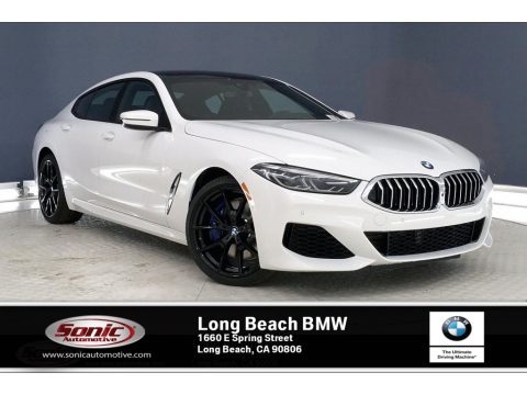 Alpine White BMW 8 Series 840i Gran Coupe.  Click to enlarge.