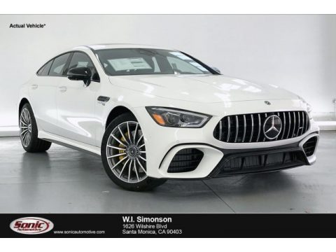Polar White Mercedes-Benz AMG GT 63 S.  Click to enlarge.