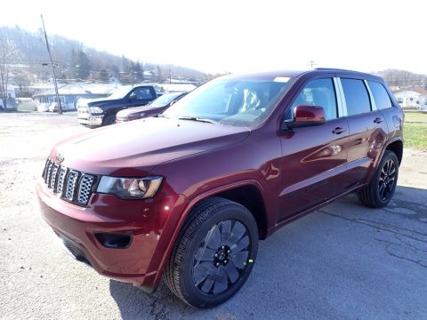 Velvet Red Pearl Jeep Grand Cherokee Altitude 4x4.  Click to enlarge.