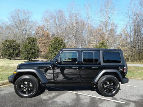 Black Jeep Wrangler Unlimited Altitude 4x4.  Click to enlarge.