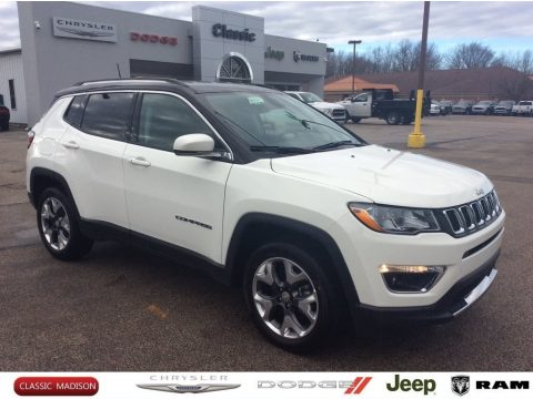 White Jeep Compass Limted 4x4.  Click to enlarge.