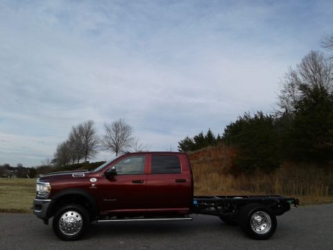 Delmonico Red Pearl Ram 4500 Tradesman Crew Cab 4x4 Chassis.  Click to enlarge.