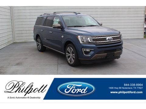 Blue Ford Expedition King Ranch Max.  Click to enlarge.