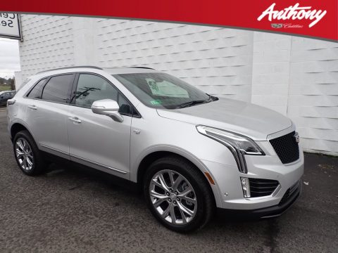 Radiant Silver Metallic Cadillac XT5 Sport AWD.  Click to enlarge.