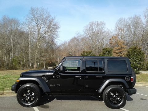 Black Jeep Wrangler Unlimited Altitude 4x4.  Click to enlarge.