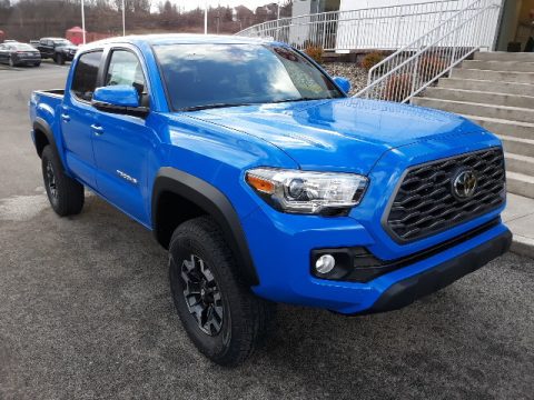 Voodoo Blue Toyota Tacoma TRD Off Road Double Cab 4x4.  Click to enlarge.