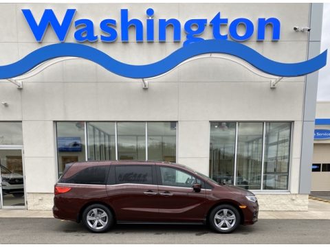 Deep Scarlet Pearl Honda Odyssey EX-L.  Click to enlarge.