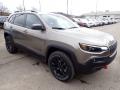 Front 3/4 View of 2020 Jeep Cherokee Trailhawk 4x4 #7