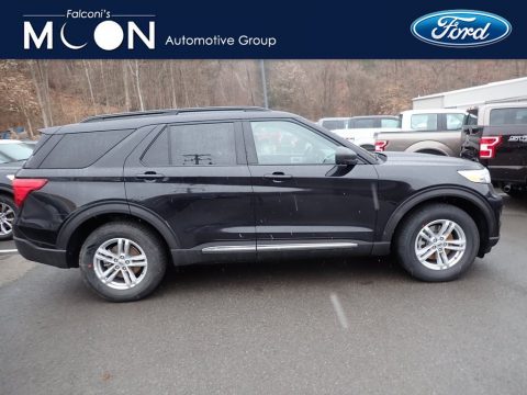 Agate Black Metallic Ford Explorer XLT 4WD.  Click to enlarge.