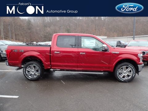 Rapid Red Ford F150 Lariat SuperCrew 4x4.  Click to enlarge.