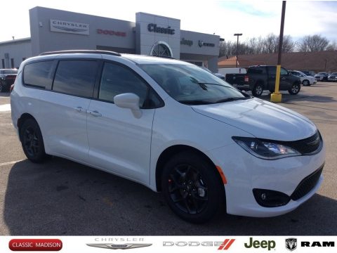 Bright White Chrysler Pacifica Touring L Plus.  Click to enlarge.