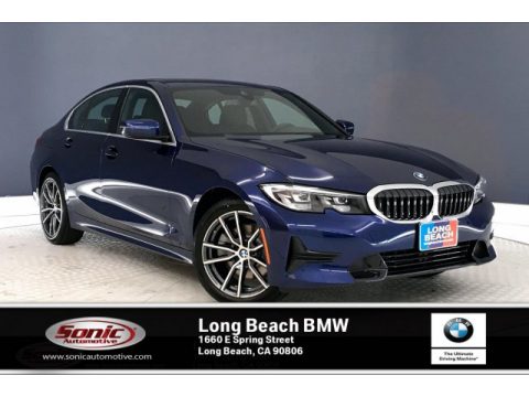 Mediterranean Blue Metallic BMW 3 Series 330i Sedan.  Click to enlarge.