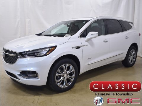 White Frost Tricoat Buick Enclave Avenir AWD.  Click to enlarge.