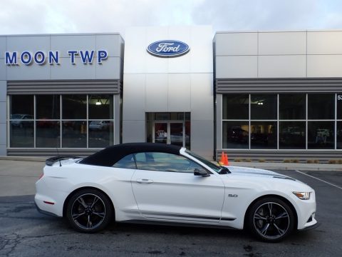 Oxford White Ford Mustang GT California Speical Convertible.  Click to enlarge.